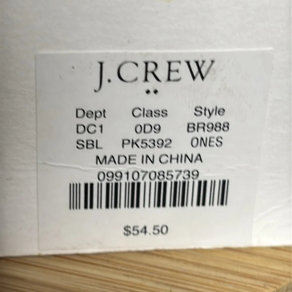 NWT J. Crew Beaded Earrings Macrame Fan Statement Pink Color
